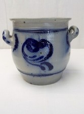 Pot ancien grés vernissé Alsaces Betschdorf  cache pot à anses