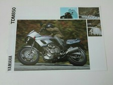 Yamaha TDM 850 de 1992 Prospectus Catalogue Brochure Moto 