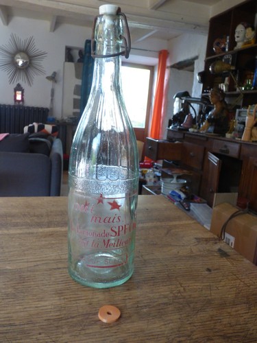 Ancienne bouteille limonade - bouteille,