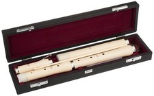 Flûte à pas baroque AULOS AF-3 Traverso Stanesby Jr. en ABS avec étui rigide