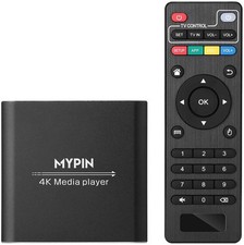 Lecteur Multimédia 4k Mini HD Media Player TV pour 8TB HDD/Clé USB/Carte TF/H...