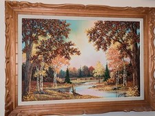 Peinture signée Rolland Drouin