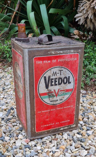 Ancien gros bidon - gros, veedol