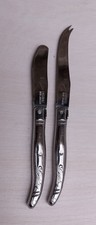 Duo couteau à beurre + couteau à fromage "Laguiole" en inox X46CR13