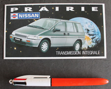 Autocollant / Sticker - NISSAN Prairie - Transmission intégrale
