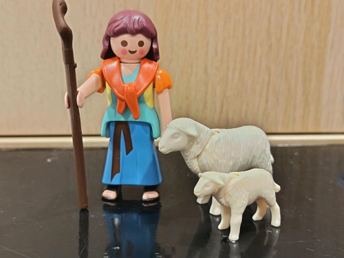 Playmobil village berger - berger, avec