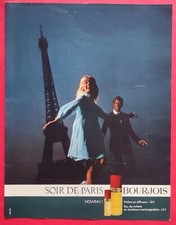 Publicité de presse: Parfum Soir de Paris de BOURJOIS & App Photo CILMATIC 1967