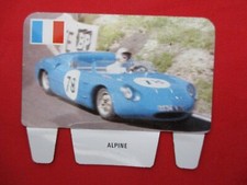 ANCIENNE PLAQUE PUBLICITAIRE CRIO METAL VOITURE ANCIENNE ALPINE