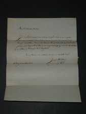 Franz HÜNTEN - LETTRE AUTOGRAPHE SIGNÉE à Heugel sur l'édition d'une Valse