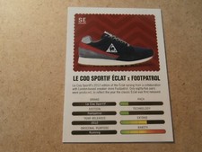 SNEAKERS LE COQ SPORTIF ECLAT, TRADING "ROOKIE" CARD, COLLECTOR (JT29)