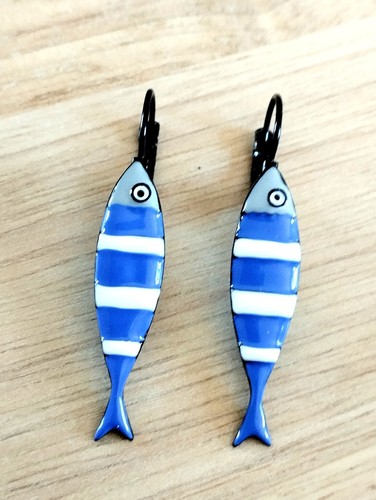 Boucles oreilles poissons - boucles,