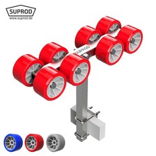 8 fois Rouleaux chariot de mise à l'eau aide à la mise à l'eau Ø 120 mm