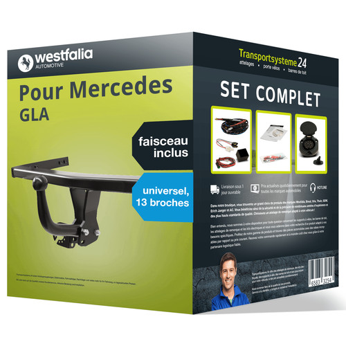 Attelage pour mercedes - mercedes, gla