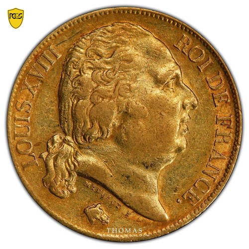 Louis xviii francs or - -,