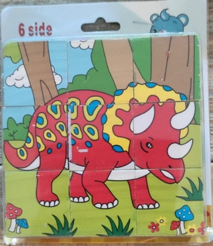 Puzzle cube bois pour - cube, en