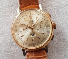 Rare Chronographe Grande Date Oversize (37.5 mm) Venus 211/210 /Jumbo Big Date 1