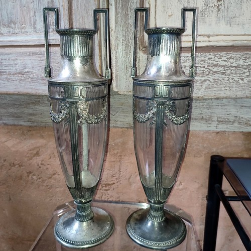Paire vase amphore en - paire,