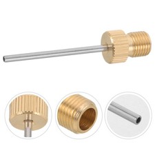  Lot de 10 aiguilles de gonflage en cuivre pour ballons de football, basketball