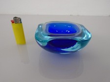 60er Années Murano Sommerso Cendrier L'Italie