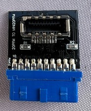 USB 3.0 (3.1 Gen 2) en-tête Interne (19 Broches) vers USB 3.1/3.2 Type-C