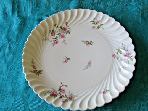 Plat rond porcelaine - plat, en