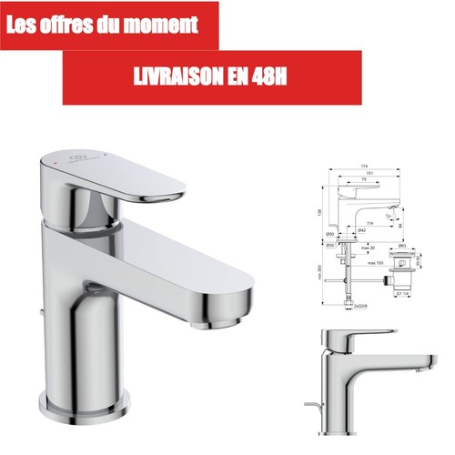 Mitigeur lavabo ideal - de,