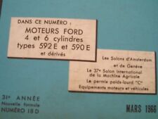 SERVICE DIESEL MOTEUR FORD 4ET