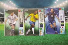 3 CARDS ROOKIE RC MESSI , Zidane, Ronaldinho World Cup GERMANY 2006 Panini Foot