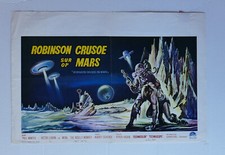 Robinson Crusoe sur Mars Paul Mantee Victor Lundin affiche cinema originale