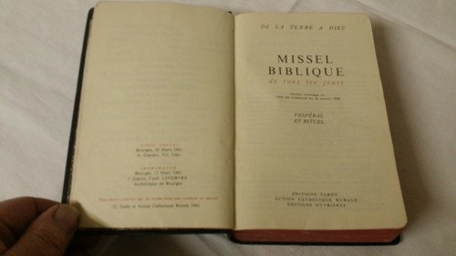 Ancien missel biblique tous - missel,