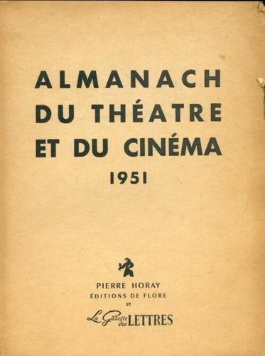 Almanach théâtre du - du, et