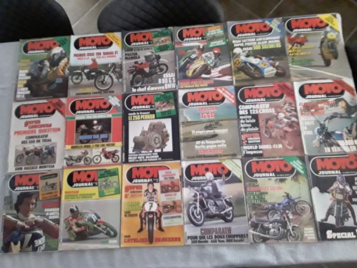 Lot revues magazines moto - 18,