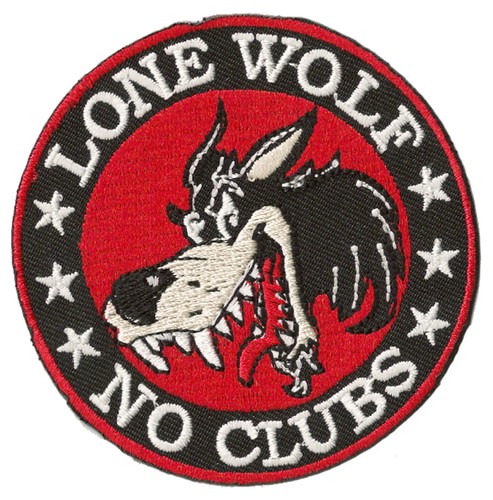 Patch écusson lone wolf - écusson,
