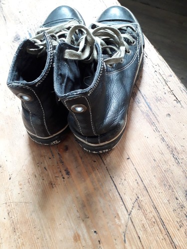 Converse cuir marron vintage - converse,