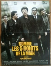 Affiche COMME LES 5 DOIGTS DE