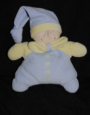 🍀Doudou Lutin NOUNOURS Bleu