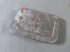 Boîte publicitaire métal CACHOU TISSOT vide