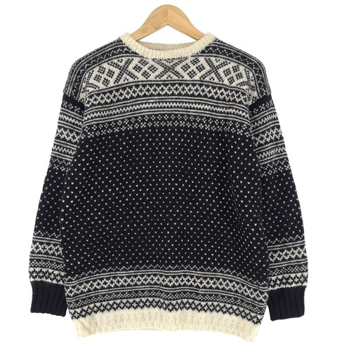Pull laine vintage noir - vintage,
