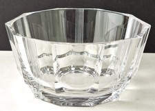 Bol En Verre Cristal Taillé À La Main Vers 1950 P794