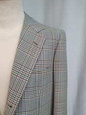 Sartoria Bespoke Jacket Veste 48-49L/38-39L Prince Of Wales Check Glen Plaid 