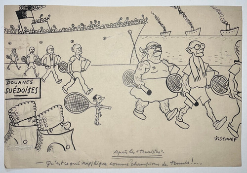 Douanes suedoises dessin - douanes,