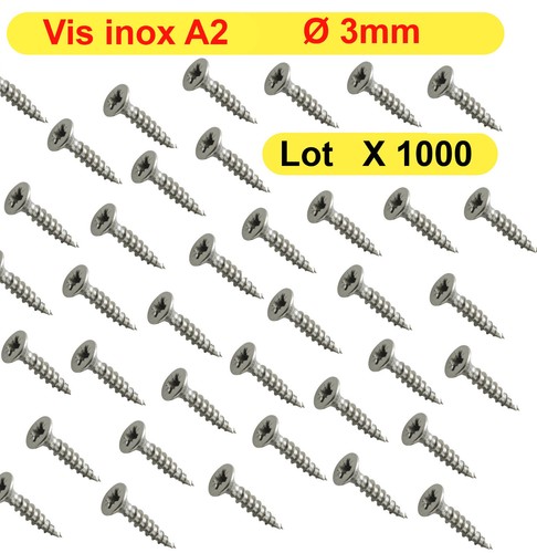 Vis bois inox - a2, Ø