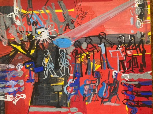 Peinture gouache michel - peinture, henry