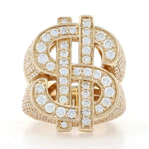 Jaune diamant dollar - diamant, signe