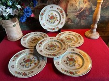 Villeroy et Boch / Summerday - Lot de 6 grandes assiettes - Diamètre 26 cm