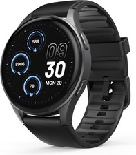 Hama Smartwatch 8900 – Montre Connectée Noire avec Fonction Téléphone, GPS, Écra