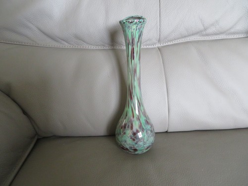 Vase verre clichy style - clichy, de