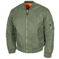MFH Blouson style aviateur US MA1 Homme Poids Léger Urbain Décontractée OD Green