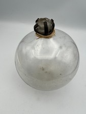 RARE Globe art populaire verre cristal boulle loupe de dentelliere ancienne
