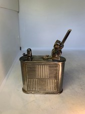 ANCIEN BRIQUET DE TABLE DE MARQUE LANCEL EN METAL ARGENTE N°503